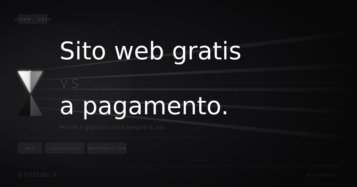 Immagine di copertina: Sito web gratis vs a pagamento: perché il gratuito costa di più